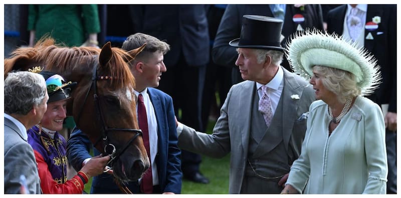 El Rey Carlos III demostró ser un entusiasta fan de la hípica.