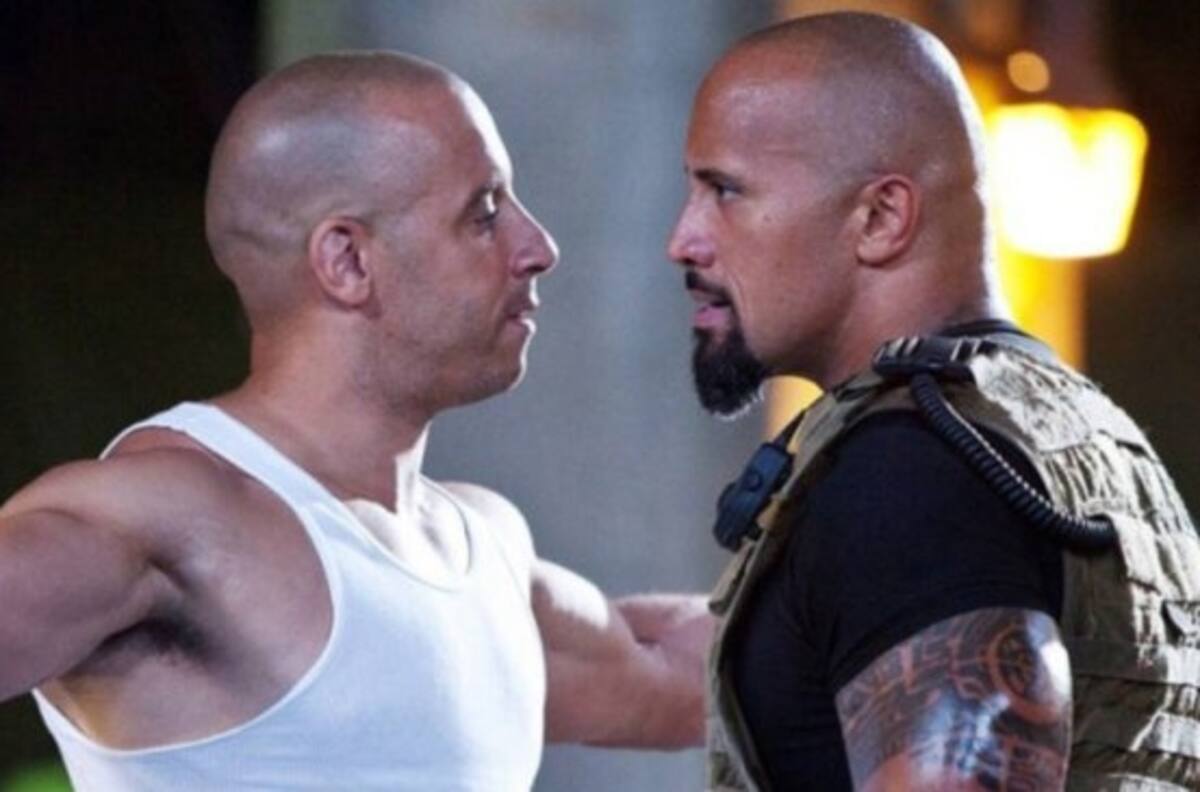 La historia de amor-odio entre Vin Diesel y Dwayne 'La Roca' Johnson tiene un nuevo capítulo