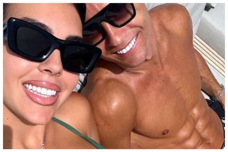 Georgina Rodríguez y Cristiano Ronaldo gozando de las vacaciones en Cerdeña, un destino que ella eligió para llevarse de vacaciones a la familia.