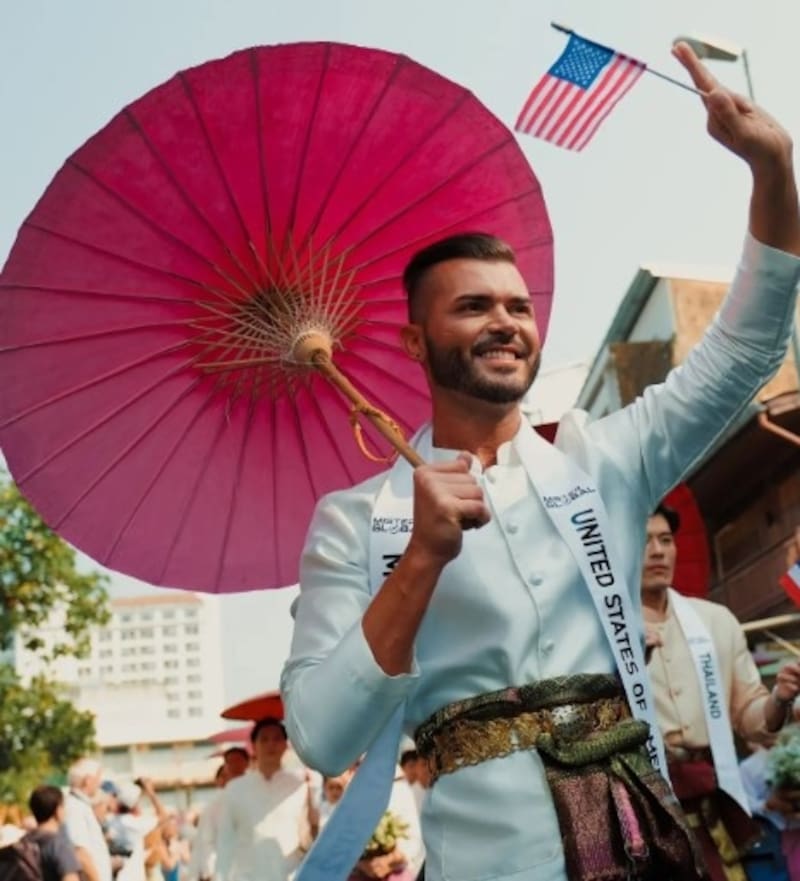Estos son los reyes de belleza finalistas que compiten por la corona de Mister Universo Uno de los candidatos favorito, el estadounidense Joshua Long - Créditos: Instagram
