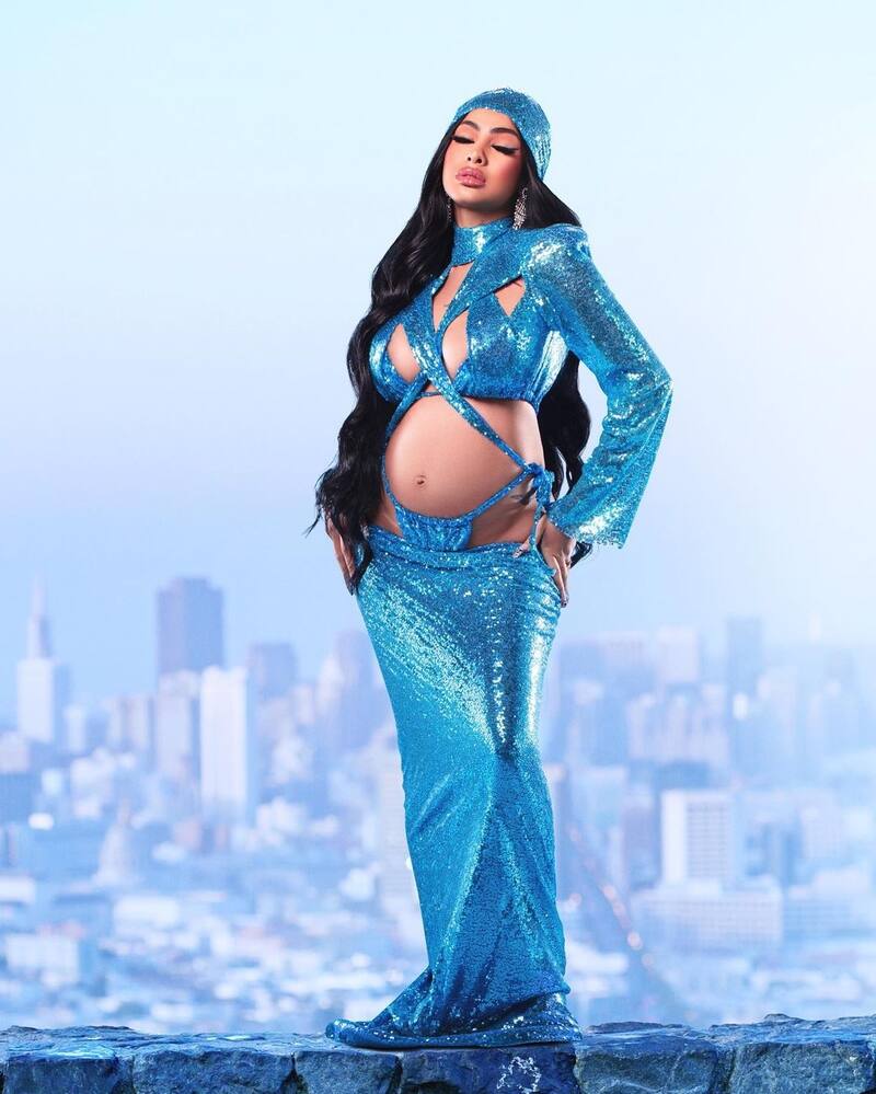 Yailin confesó qué bedida tomó para poder quedar embarazada - Créditos: Instagram