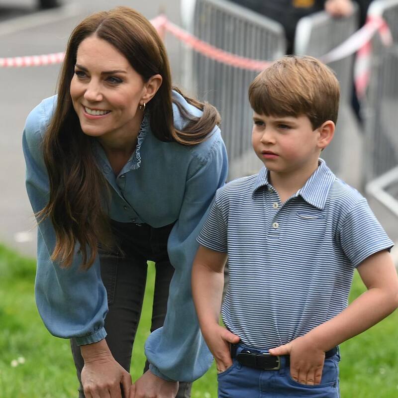 Kate Middleton junto con el hiperactivo príncipe Louis. - Créditos: Instagram