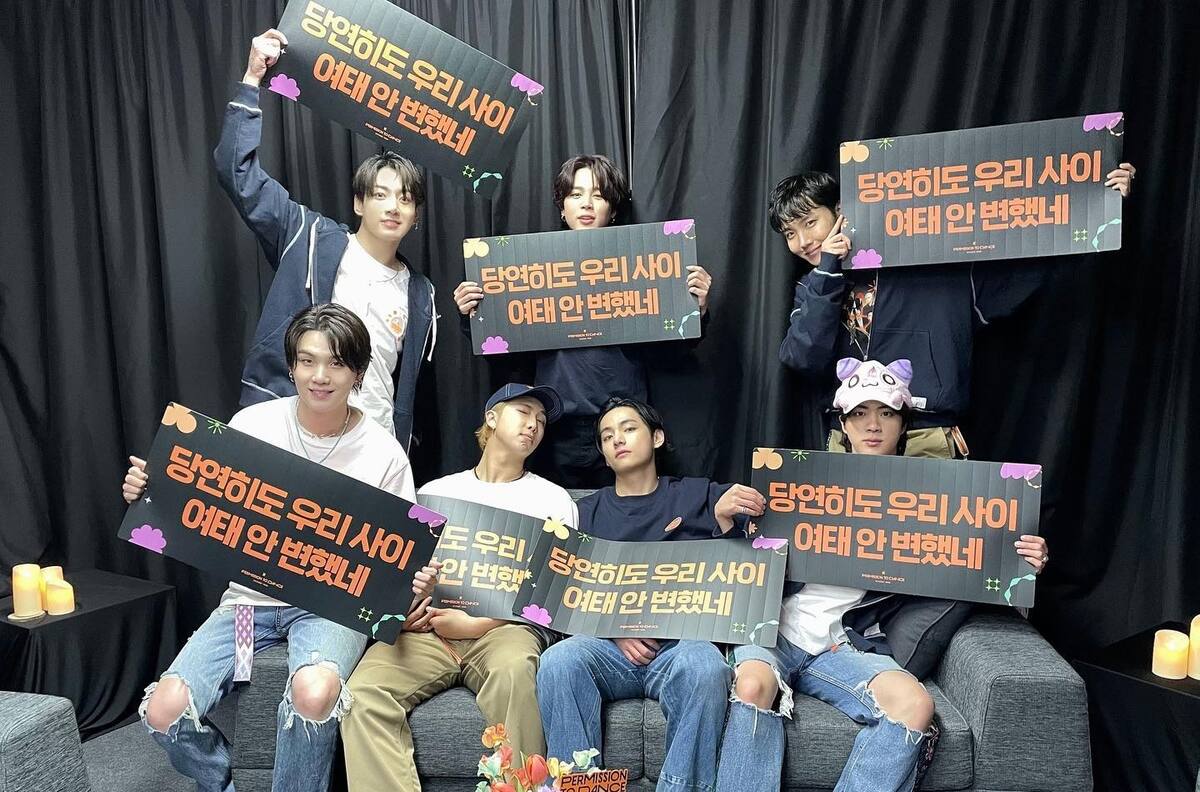 BTS regresa a Corea para ofrecer show pero sus fans no pudieron cantar, bailar ni gritar