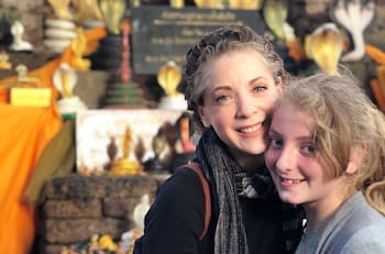 Hija de Edith González aparece junto a su papá, con outfit parecido al de la actriz