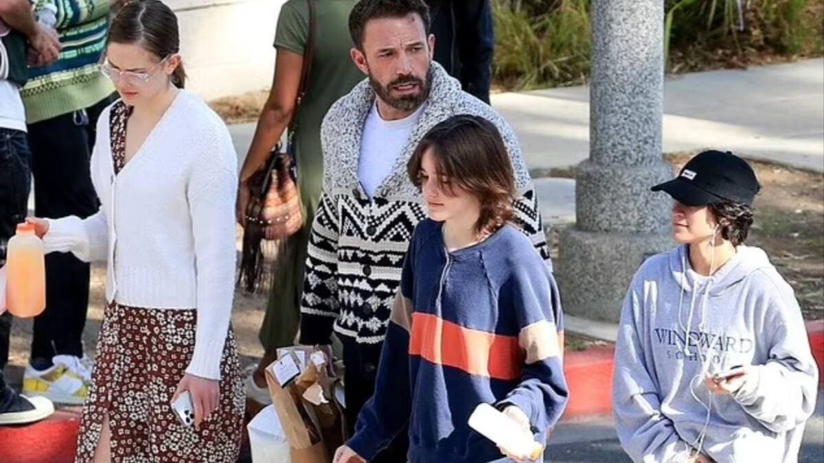 Ben Affleck reúne a Seraphine, Violet y Emme para obsequiarles un "día de chicas"