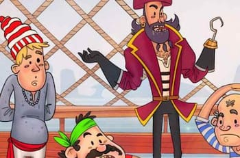 Reto visual: El pirata perdió su brújula y tu misión será encontrarla