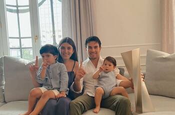 Sergio 'Checo' Pérez anuncia que su tercer hijo será un niño