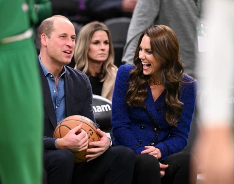 Los Príncipes de Gales alentaron a los Celtics en su triunfo sobre Miami Heat. - Créditos: The Sun