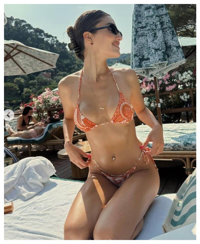 La actriz compartió varias imágenes de su paso por Paraggi, una costumbre frecuente de dejar huella en su cuenta de Instagram.