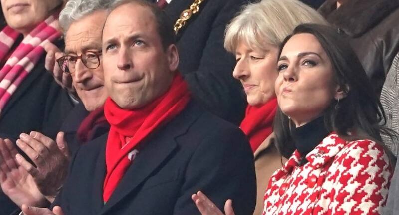 William bromeó sobre el partido de rugby y, de paso, ironizó con los rumores de una crisis matrimonial. - Créditos: Instagram