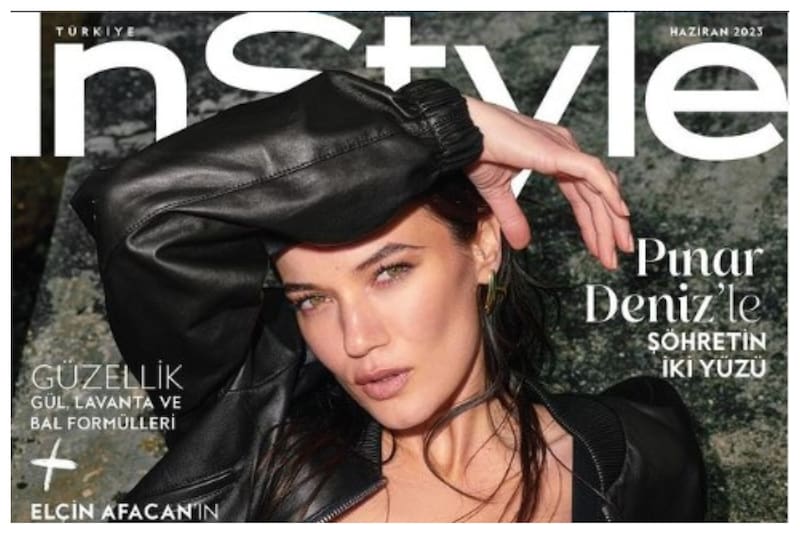 La actriz también ha sido figura central de varias publicaciones, entre ellas la portada de la revista InStyle de Turquía.