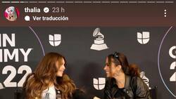 Thalía le dio una patada en el rostro a Anitta durante los ensayos de los Latin Grammy
