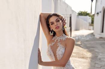 Estos son los espectaculares vestidos de novia que usó Nadia Ferreira en su enlace con Marc Anthony