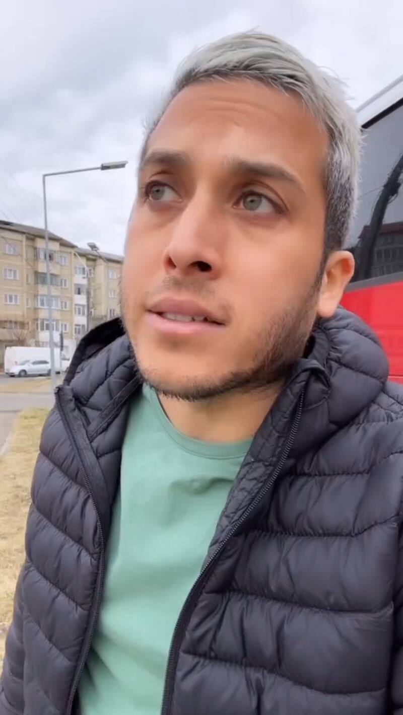 Alex Tienda sale de Ucrania, viaja hacia Madrid - Créditos: Instagram Alex Tienda