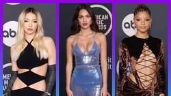 Famosos deslumbran en la alfombra roja de los American Music Awards 2021