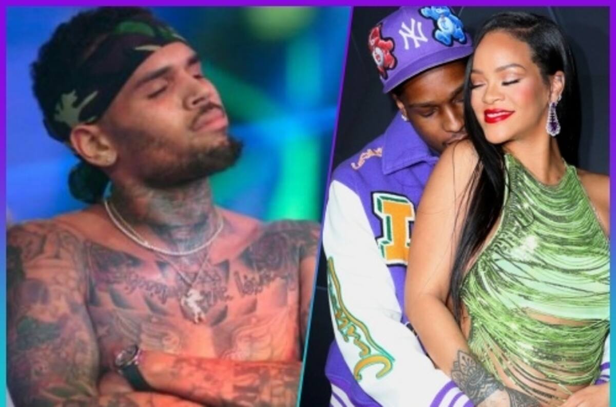 Ex novio que golpeó a Rihanna la felicita por su bebé y fans reaccionan