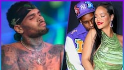 Ex novio que golpeó a Rihanna la felicita por su bebé y fans reaccionan