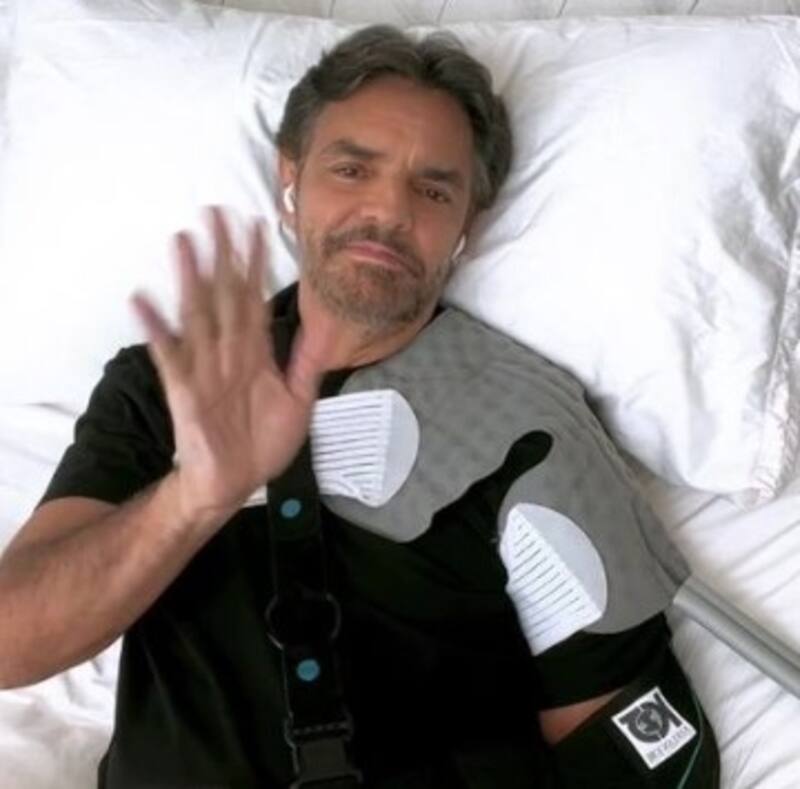 Eugenio Derbez reconoce que no sabe si podrá recuperar total movilidad de su brazo Desde su casa, el actor contó su historia. - Créditos: Instagram