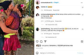 Consuelo Duval comparte foto besando intensamente al ex novio de otra actriz