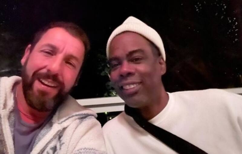 Adam Sandler se burla de Chris Rock y le adelanta su futuro - Créditos: Instagram