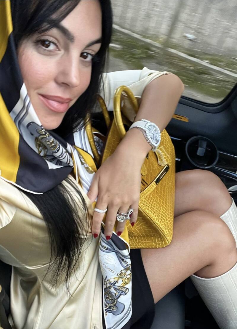 Georgina Rodríguez viajó a Lisboa para encontrarse con Cristiano Ronaldo. - Créditos: Instagram
