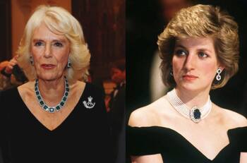 La reina Camila recurre al diseñador de Lady Di para su vestido de la coronación