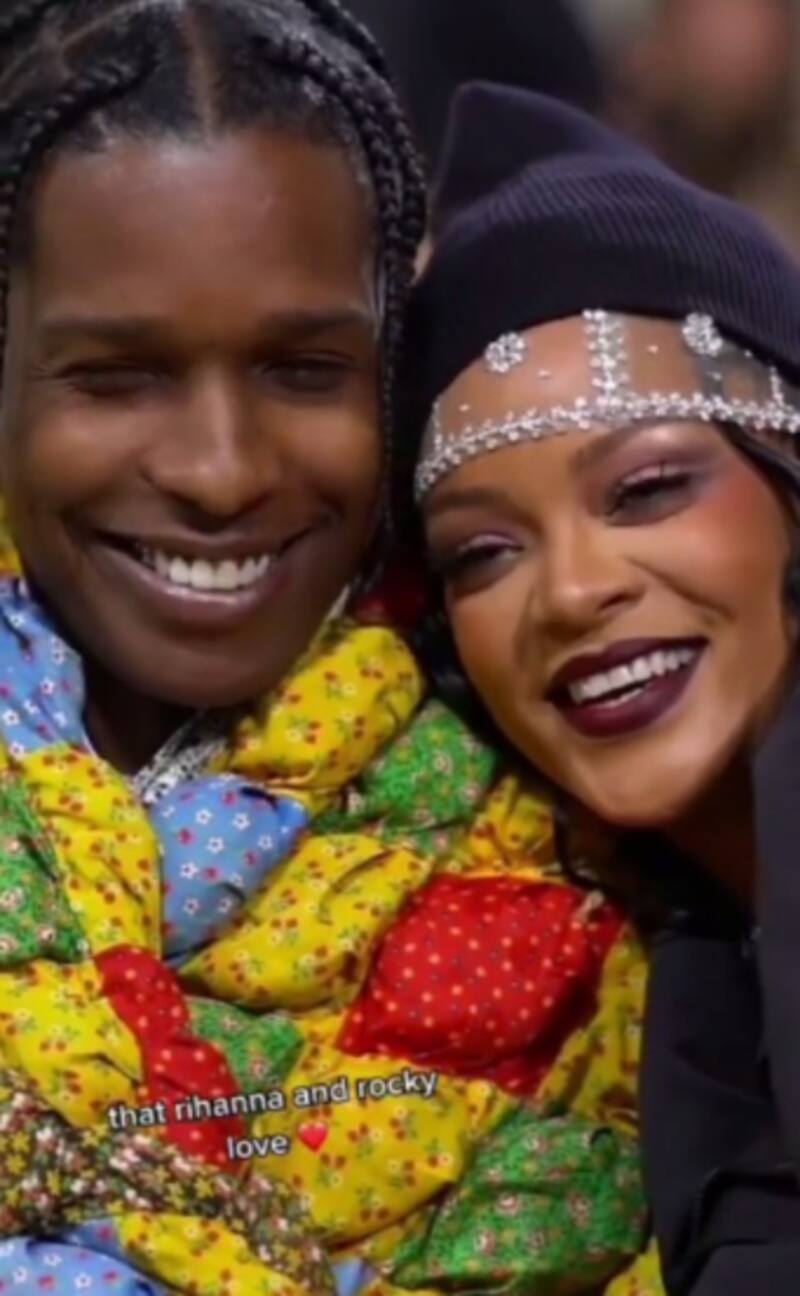 Rihanna y A$AP Rocky celebran la próxima llegada de su bebé - Créditos: Instagram