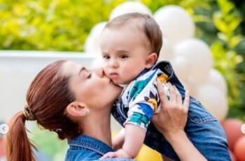 Hijo de Carolina Cruz y Lincoln Palomeque cumple un año; así fue el festejo