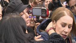 Famosa agredida afuera del funeral de Julián Figueroa rompe el silencio y relata lo que ocurrió