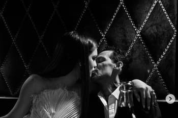 Las fotografíás del romance de Nadia Ferreira y Marc Anthony a semanas de ser padres