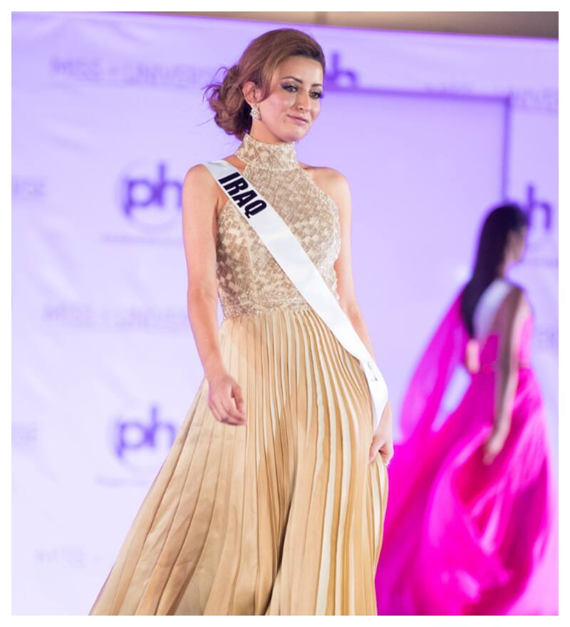 Sarah Idan, ex Miss Irak para Miss Universo en 2017, rompió los esquemas de su país cuando participó en la final del certamen.
