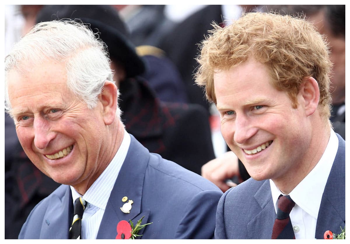 Los tiempos en que el entonces Príncipe Carlos era cercanos con su hijo menor Harry.