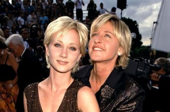 Una abatida Ellen DeGeneres apareció en público por primera vez tras la muerte de Anne Heche