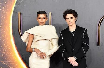 Zendaya y Timothée Chalamet deslumbran en Londres