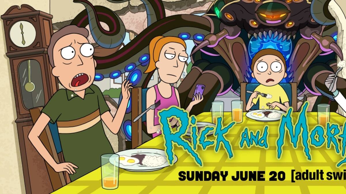 Robots y monstruos gigantes, así es el nuevo corto de anime de 'Rick y Morty'