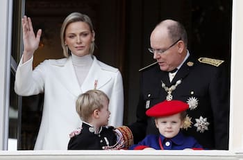 Las visitas de sus hijos que recibió la Princesa Charlene en Suiza