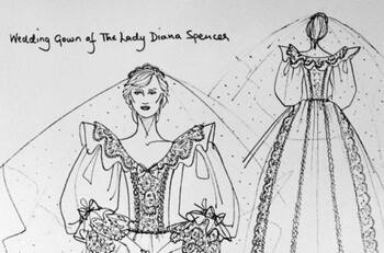 Los misterios del vestido de boda de Lady Di que la Familia Real intentó ocultar
