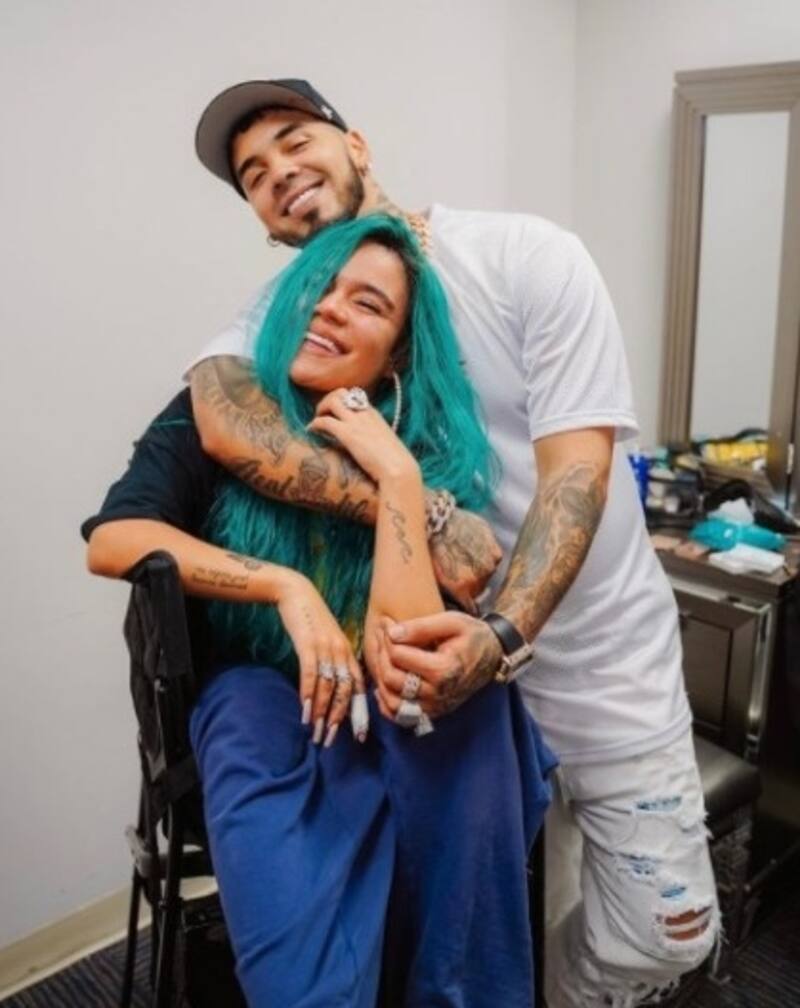 Anuel AA responde a Karol G - Créditos: Instagram Karol G
