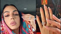 Georgina Rodríguez muestra millonario anillo con el que confirmaría su compromiso con CR7