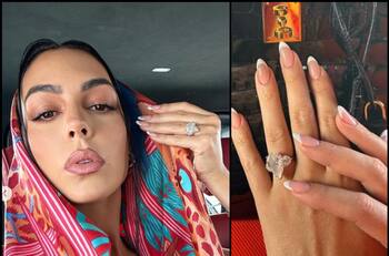 Georgina Rodríguez muestra millonario anillo con el que confirmaría su compromiso con CR7