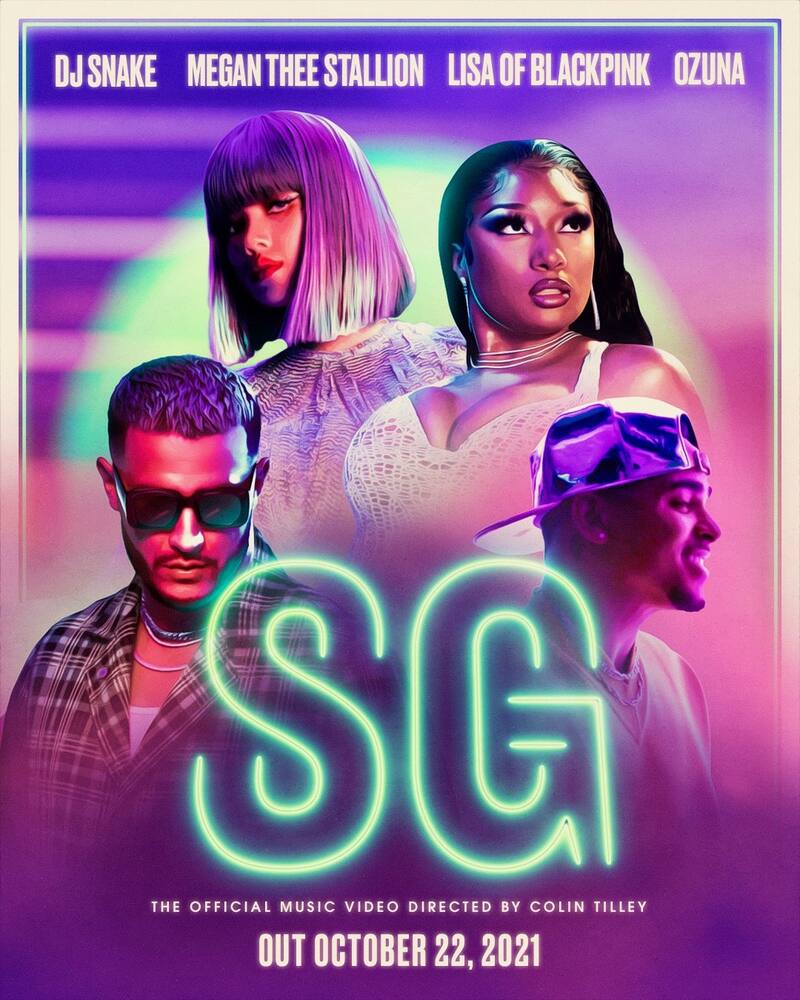 DJ Snake El artista promociona su nueva colaboración junto a Megan Thee Stallion, Lisa de BLACKPINK y Ozuna - Créditos: Twitter @djsnake