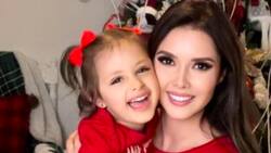 Marlene Favela impulsa negocio de su pequeña hija en una postal navideña