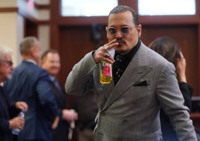 Johnny Depp y el gesto que se ha hecho viral - Créditos: Instagram