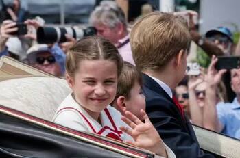 La madura reacción de la princesa Charlotte con su hermano Louis encantó a los fanáticos
