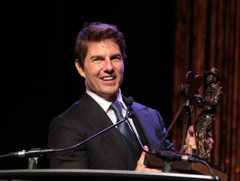 Tom Cruise se tuvo que rendir ante la emoción. - Créditos: Instagram