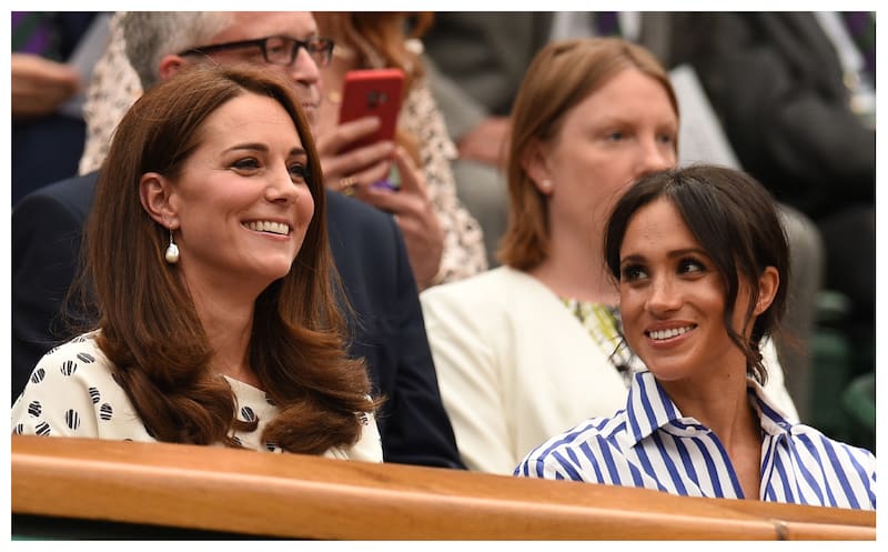Kate Middleton y Meghan Markle tenían una afinidad más espontánea en Wimbledon 2018.