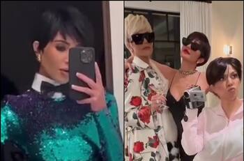 Kim, Kourtney, Kylie y Khloé se disfrazan de su mamá Kris Jenner para festejar su cumpleaños 68