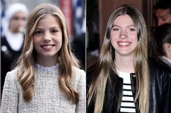 El antes y después de la infanta Sofía que se sometió a un importante cambio estético