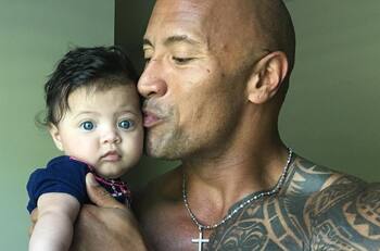 Así de grande está la hija de Dwayne “La Roca” Johnson que cumplió años