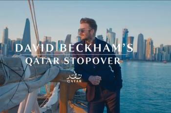 David Beckham se convierte en la atractiva cara que promociona el turismo en Qatar